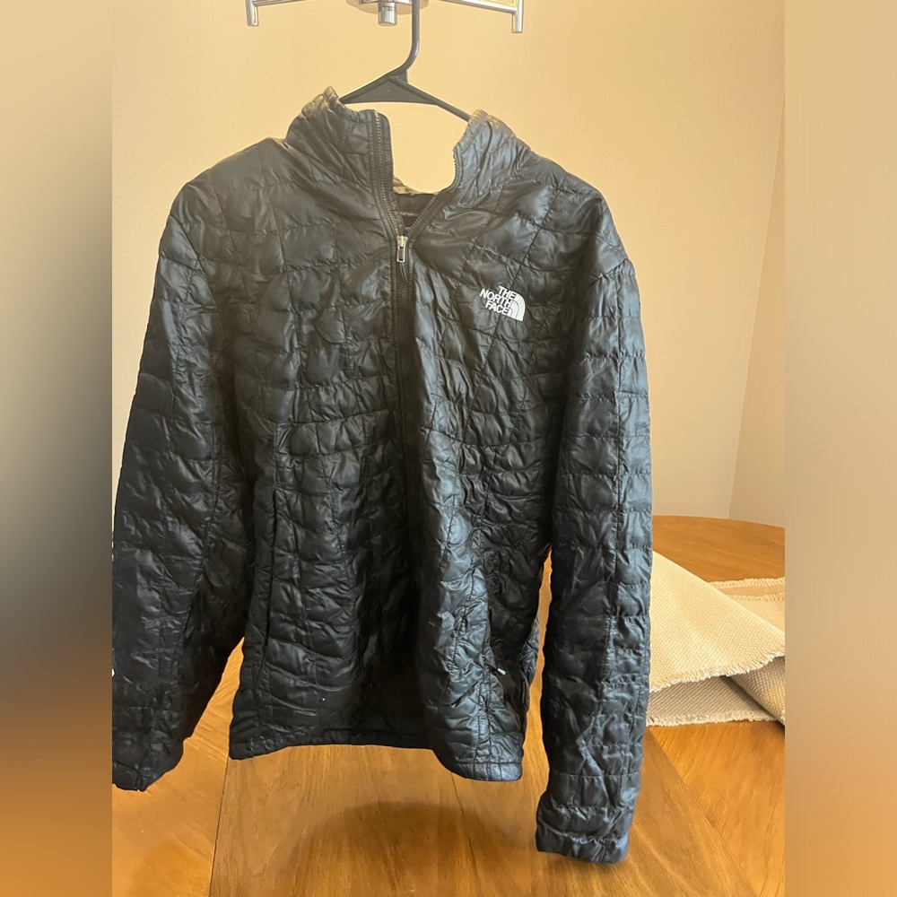 The North Face - Men's ThermoBall - Black M. Lightweight puff jacket.